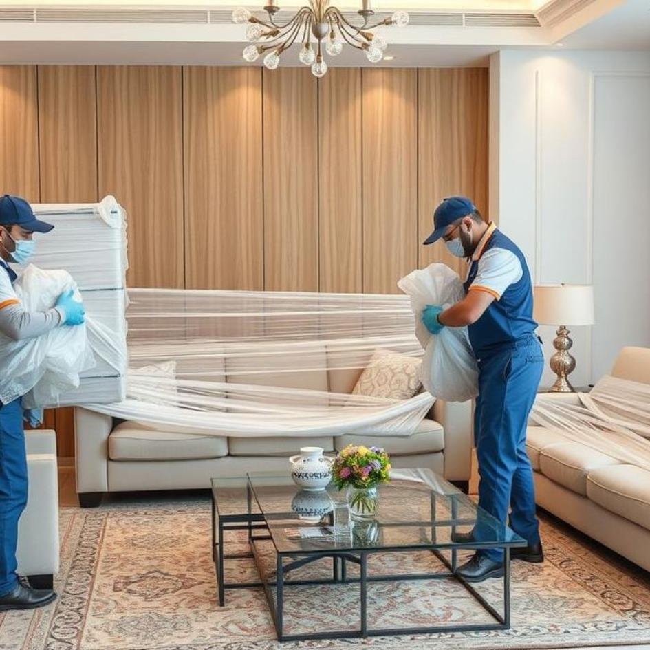 نقل اثاث الفلل من شركة الماسة لنقل الاثاث